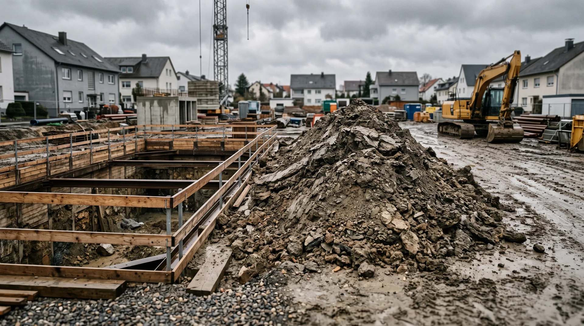 Was ist der Unterschied zwischen Bauschutt und Bodenaushub?